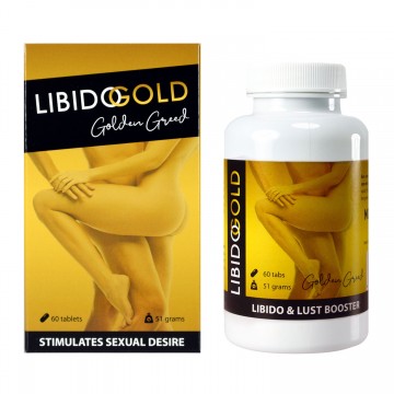 Libido gold golden greed front content