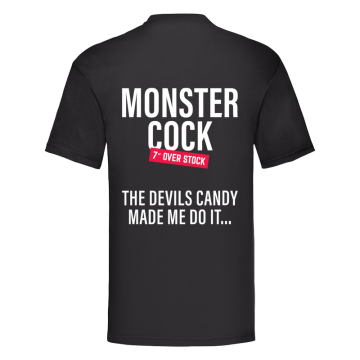 T shirt devils candy monster cock back