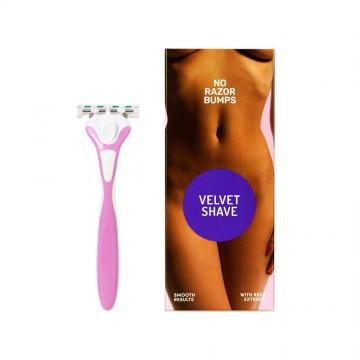 Velvet shave razor